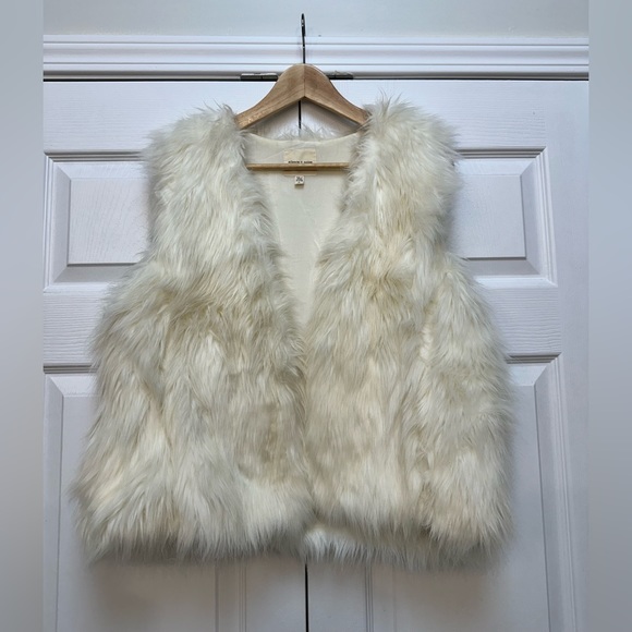 Silence + Noise Faux Fur Vest - US L - Picture 1 of 7